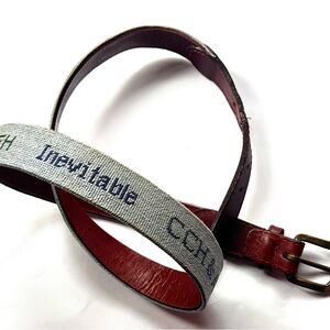 Smathers & Branson Men's Needlepoint Belt